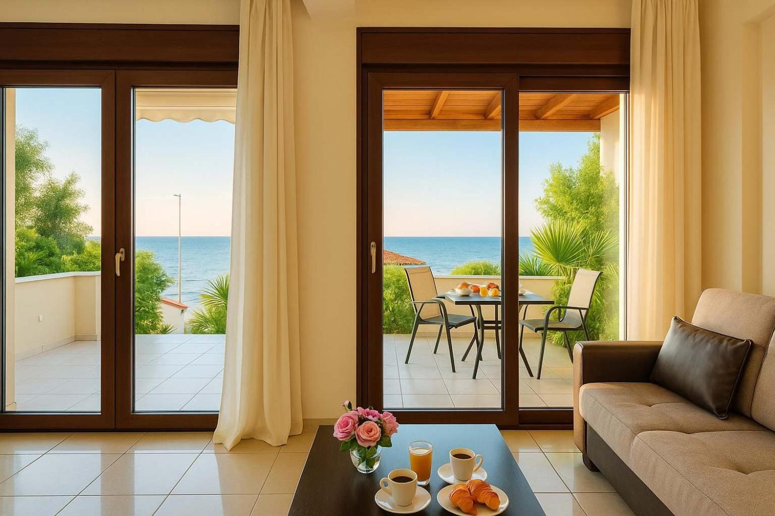 Petalídhion Villa Armonia - Beachfront Majestic Retreat מראה חיצוני תמונה